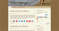 Desktop Screenshot of journeytomessiah.com